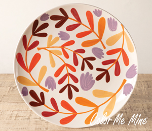 Toms River Fall Floral Charger