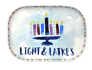 Toms River Hanukkah Light & Latkes Platter