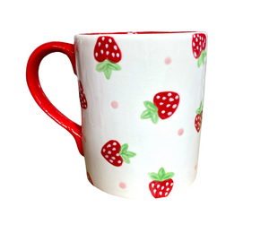 Toms River Strawberry Dot Mug