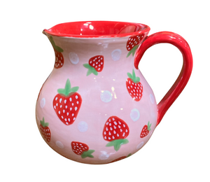 Toms River Strawberry Pitcher