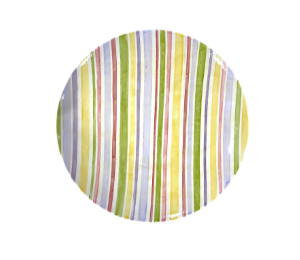Toms River Striped Fall Plate