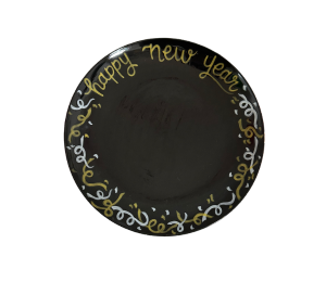 Toms River New Year Confetti Plate