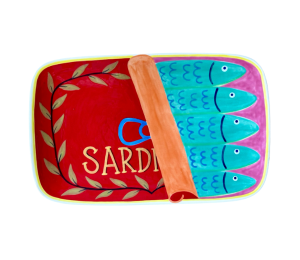 Toms River Sardines Dinner Plate