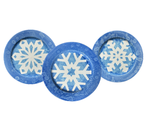 Toms River Paper Snowflake Plate